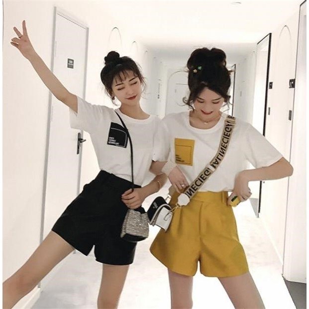 大碼印花短袖T恤套裝女2019新款休閑闊腿短褲兩件套在類目 戶外/登山/野營/旅行用品, 戶外服裝, 戶外休閒衣褲, 戶外休閒衣褲套裝中 - 來自Buy2taobao.com提供專業的淘寶代購服務