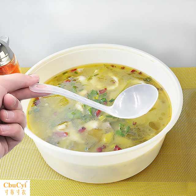 Spicy Hot Pot disposable a soup spoon transparent Plastic Take-out food pack Large thickening Long handle Public 80in the Tableware , Tableware , Fork/Spoon/Chopsticks set category - from Buy2taobao.com to provide professional Taobao agent buy service
