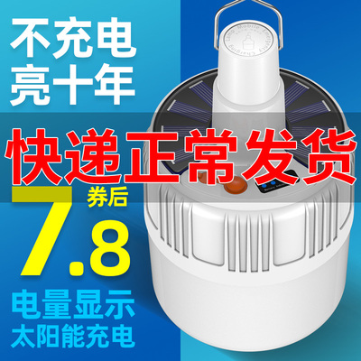 led可充电灯泡停电应急照明灯家用式移动超亮户外夜市灯摆摊地摊