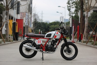 2018新款全新阿瑞斯200复古咖啡摩托车哈雷公