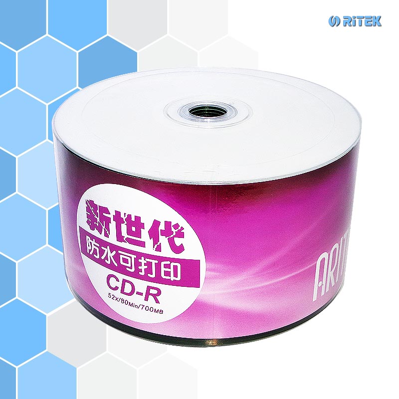 铼德Arita 防水可打印光盘CD-R 52X 50片装700m 空白刻录盘在类目 办公设备/耗材/相关服务, 磁盘刻录存储类, 刻录盘中 - 来自Buy2taobao.com提供专业的淘宝代购服务
