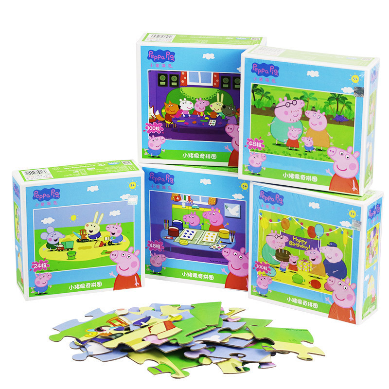 Genuine Piggy Paige Jigsaw puzzle 100 Young Children Early education Puzzle Cartoon toys 2-3 Children aged puzzlesin the Toy/Childs/Puzzle/Building block/Model , Beads/Jigsaw/Pair/Disassembly/Beat Toy , Jigsaw/Puzzle category - from Buy2taobao.com to provide professional Taobao agent buy service