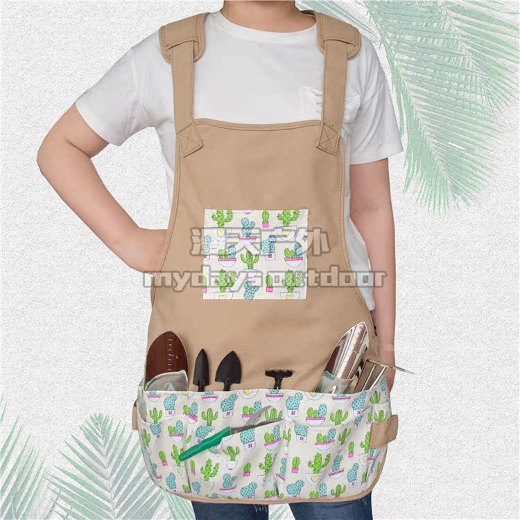 Amazon gardening Flowers Vegetables Cartoon Cactus Garden tool apron canvas wear-resistingin the Flower delivery/Flowers simulation/Plants gardening , Gardening supplies , Other Garden Supplies category - from Buy2taobao.com to provide professional Taobao agent buy service