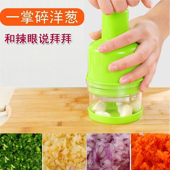 創意不鏽鋼手壓式切菜器拍拍刀 廚房多功能姜蒜切碎器切洋蔥器在類目 廚房/烹飪用具, 廚用小工具/廚房儲物, 剝蒜器/壓蒜器中 - 來自Buy2taobao.com提供專業的淘寶代購服務