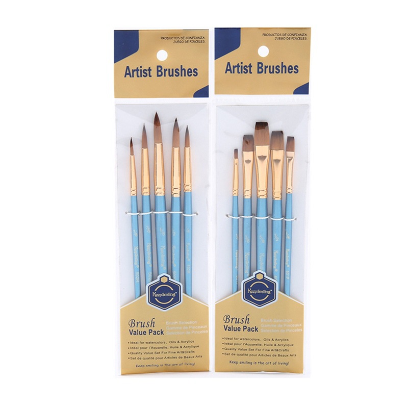 propylene Pigment Oil Painting Gouache Watercolor Boutique Brush 5 suit nylon Crude oil draw children Art picturein the Electronic Dictionary/Electronic paper book/Stationery , Painting tools/Painted wood/Calligraphy Supplies , Gouache/Watercolor/Canvas special pen category - from Buy2taobao.com to provide professional Taobao agent buy service