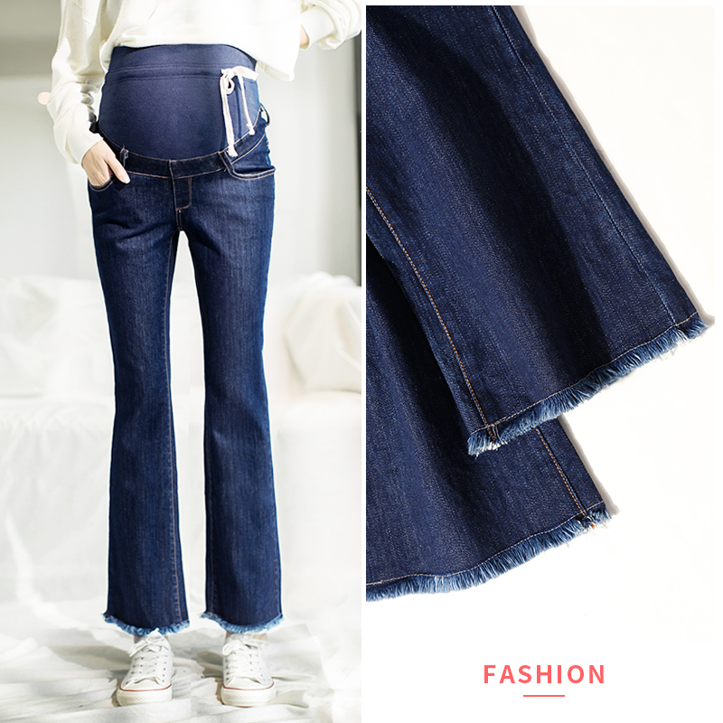pregnant woman Jeans 2019 new pattern Thin section fashion pregnant woman cowboy Bell-bottoms have more cash than can be accounted for Pantyhose childin the Maternity/Maternal supplies/Nutrition , Maternity Pants/Prop belly pants, Pregnant women bellbottoms category - from Buy2taobao.com to provide professional Taobao agent buy service