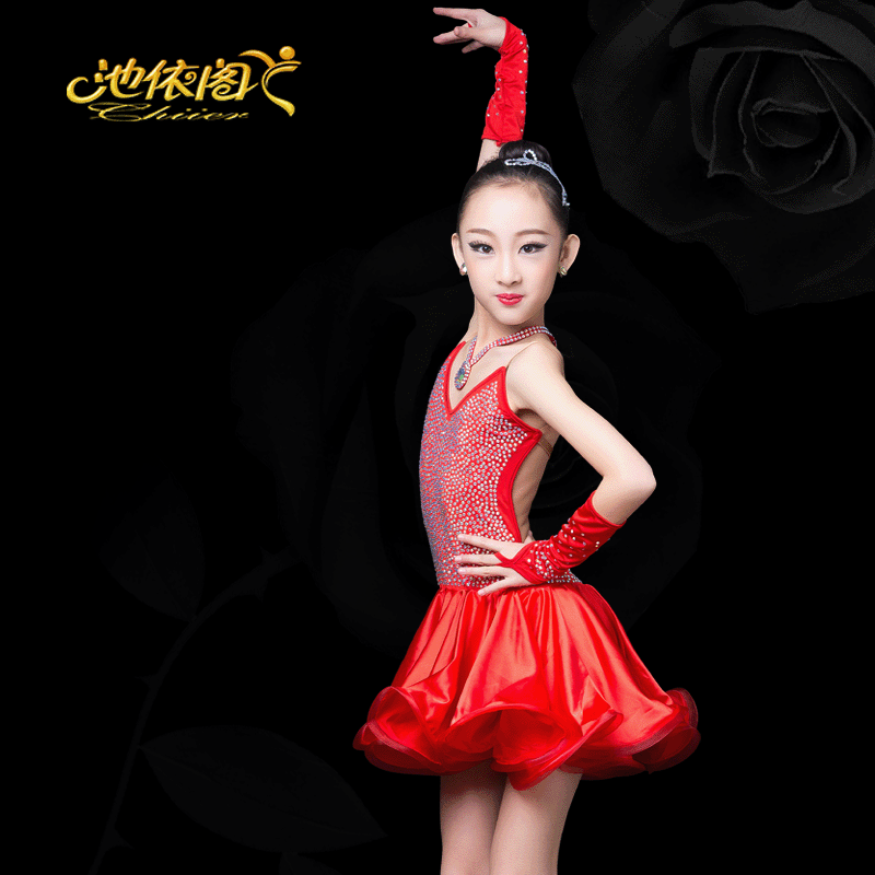 By Court a juvenile Latin dance match show clothing children adult Big swing skirt new pattern Costume 2019in the Sports/Yoga/Fitness/Fans supplies , Dance/Aerobics/Gymnastics , Latin , Latin dance costumes category - from Buy2taobao.com to provide professional Taobao agent buy service