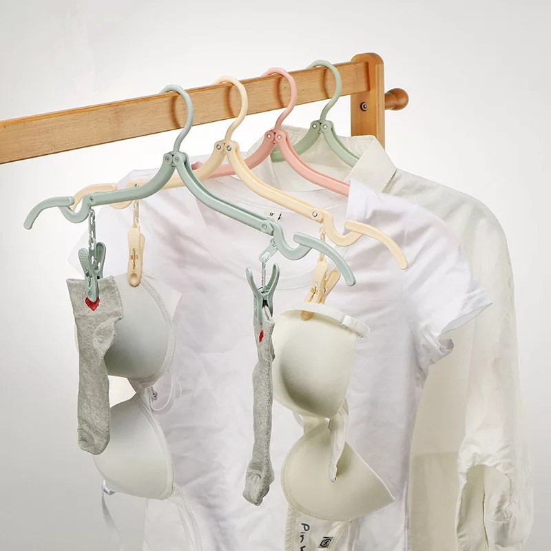 旅行便携折叠衣架带夹子衣挂晾晒衣服架子撑子伸缩折叠博泰在类目 收纳整理, 衣物洗/晒/护理用具, 衣架中 - 来自Buy2taobao.com提供专业的淘宝代购服务