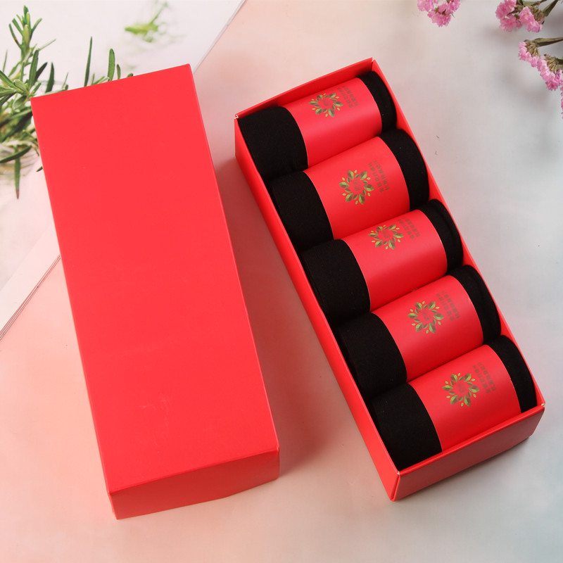 橙丽金银花吸汗柔软天然抑菌黑色女袜纯棉薄款中筒短袜子5双1盒|msdalam kategori beg sukan/pakej luar/Fitting, sarung kaki sukan - dari Buy2taobao.com untuk memberikan perkhidmatan ejen Taobao profesional membeli