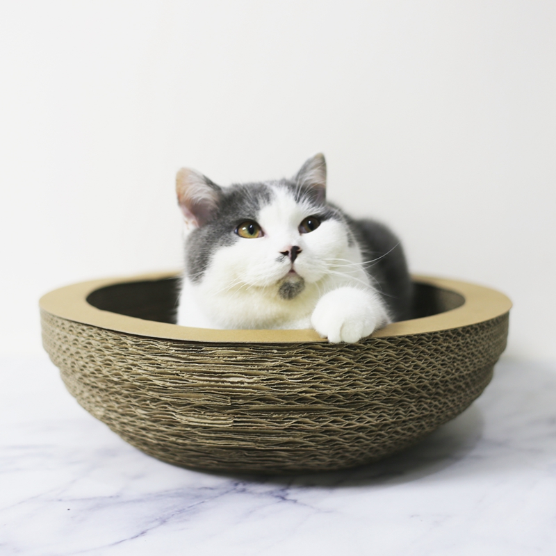 超大号碗形瓦楞纸猫窝猫抓板一体磨爪器耐抓耐磨猫咪玩具 包邮在类目 宠物/宠物食品及用品, 猫/狗玩具, 猫抓板中 - 来自Buy2taobao.com提供专业的淘宝代购服务