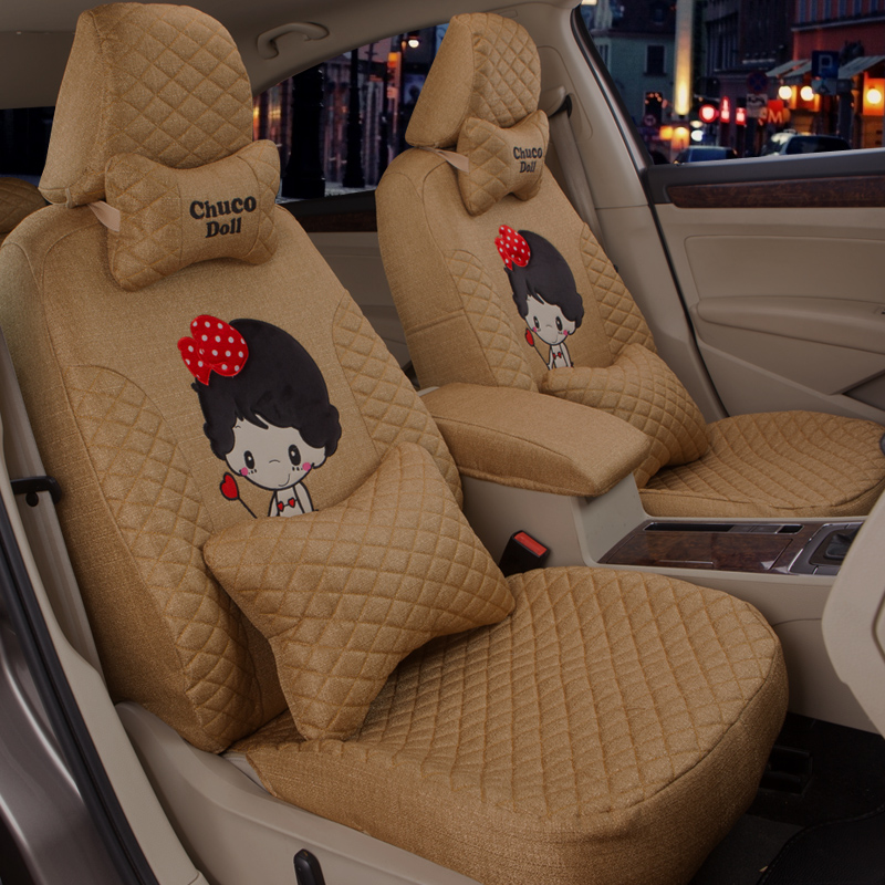 Car customized automobile Seat cover surround Seat cover Four seasons currency Cartoon Fabric art Car Dedicated Cushion coverin the Car/Articles/Fitting/Refit , Car Accessories/The jewelry , Special car seat cover category - from Buy2taobao.com to provide professional Taobao agent buy service