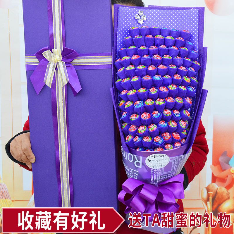 阿尔卑斯真知棒棒棒糖花束礼盒装糖果送女友生日520情人节礼物在类目 零食/坚果/特产, 糖果零食/果冻/布丁, 糖果中 - 来自Buy2taobao.com提供专业的淘宝代购服务