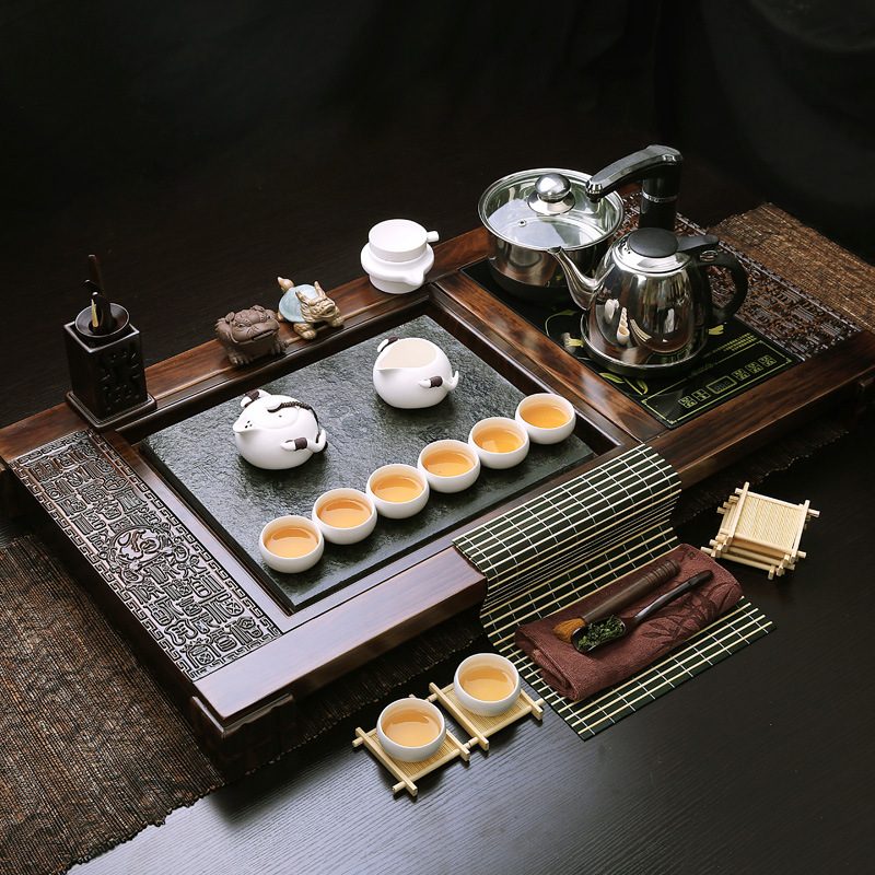 紫砂功夫茶具套裝四合壹電茶爐整套實木茶盤簡約家用冰裂茶具茶幾在類目 餐飲具, 茶具, 功夫茶具中 - 來自Buy2taobao.com提供專業的淘寶代購服務