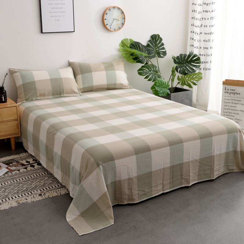 Washed cotton sheets singleton pure cotton Double Sheet Japanese Plain colour student dormitory Cotton fabric 1.5 rice 1.8m Bedin the Bedclothes , Sheet category - from Buy2taobao.com to provide professional Taobao agent buy service