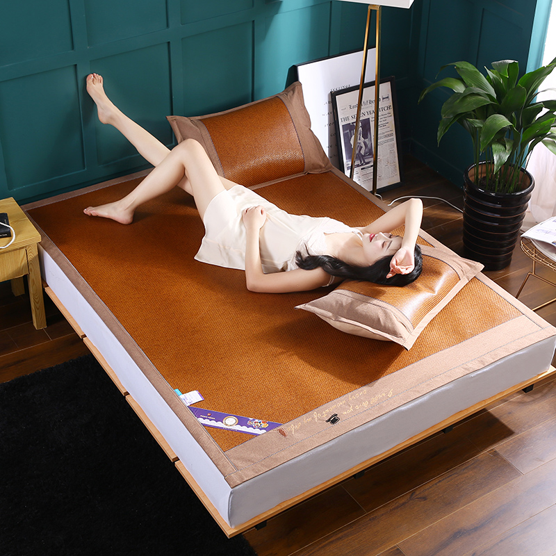 Summer mat 1.5 Indonesia Rattan seats Three-piece Suite 1.8m Foldable Air-conditioned seats dormitory Double Soft seats or berthsin the Bedclothes , Mat/Mats/Rattan seats/Straw mat/Leather seats category - from Buy2taobao.com to provide professional Taobao agent buy service