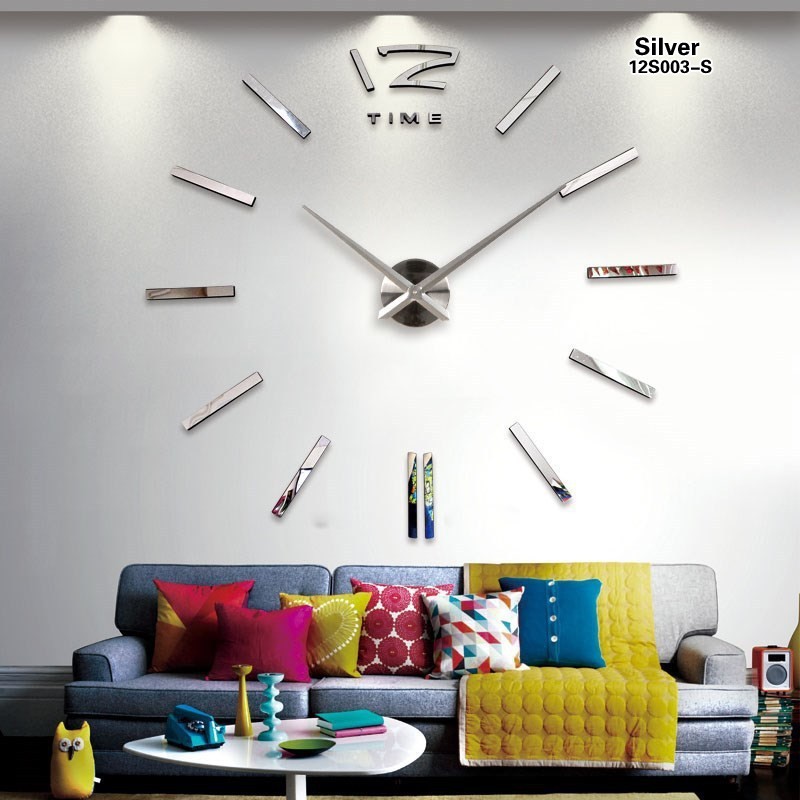 Wall clock a living room Mute diy Wall clock 3D three-dimensional size European style Simplicity Art Furnishings Wall stickers Pocket Watchin the Home accessories , Home bell ornaments/Alarm Clock , Wall clock category - from Buy2taobao.com to provide professional Taobao agent buy service