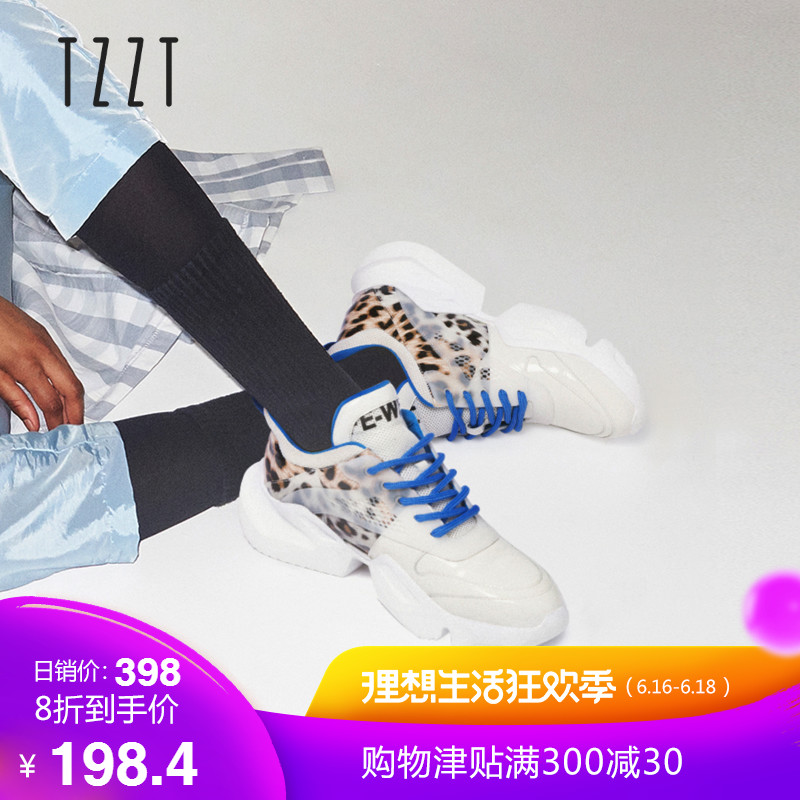 TZZT2019春季新款百搭厚底系带运动鞋女透气轻便跑步鞋休闲女鞋子|ruв категории Женская обувь, низкий чистка - от Buy2taobao.com для оказания профессиональной услуги покупки агента Taobao