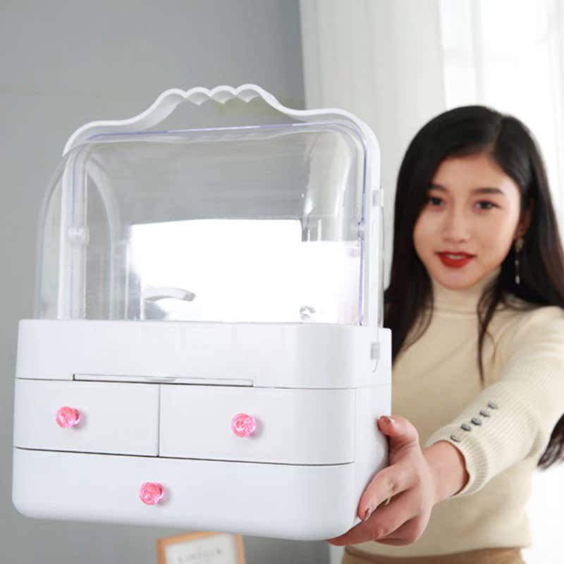 大号韩国桌面化妆品收纳盒创意护肤品盒梳妆台整理盒抽屉式收纳盒在类目 居家布艺, 十字绣及工具配件, 十字绣配件, 首饰盒中 - 来自Buy2taobao.com提供专业的淘宝代购服务