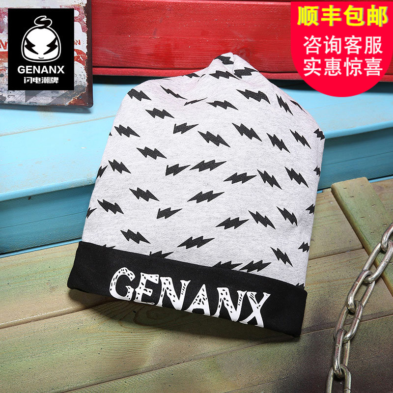 GENANX闪电潮牌灰色冷帽情侣秋冬新款2018潮流时尚毛线帽针织帽|ruв категории Аксессуары, Другие аксессуары - от Buy2taobao.com для оказания профессиональной услуги покупки агента Taobao