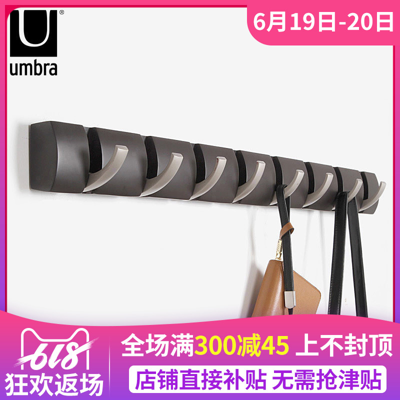 umbra墙壁挂衣架壁挂衣服挂钩墙上墙壁衣架衣帽架排钩挂衣钩实木|msdalam kategori penyatuan simpanan, Keluarga peralatan kemasan, Hook/cangkuk melekit - dari Buy2taobao.com untuk memberikan perkhidmatan ejen Taobao profesional membeli