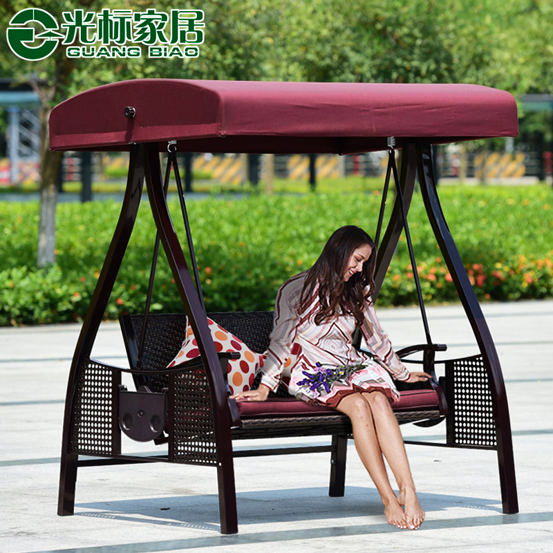 adult Chlorophytum Outdoor Swing Lifts Hanging basket Wicker chair courtyard Cradle Chairs balcony Double Hanging blue Rocking chairin the Residential furniture , Outdoor/Patio furniture , Outdoor Swing category - from Buy2taobao.com to provide professional Taobao agent buy service