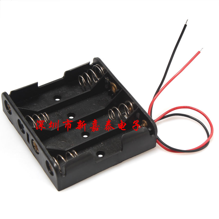 5号4节 6V 五号四节 5号电池盒 电池座 带红黑导线 DIY玩具配件在类目 3C数码配件, 电子元器件市场, 电子元件, 其它元器件中 - 来自Buy2taobao.com提供专业的淘宝代购服务