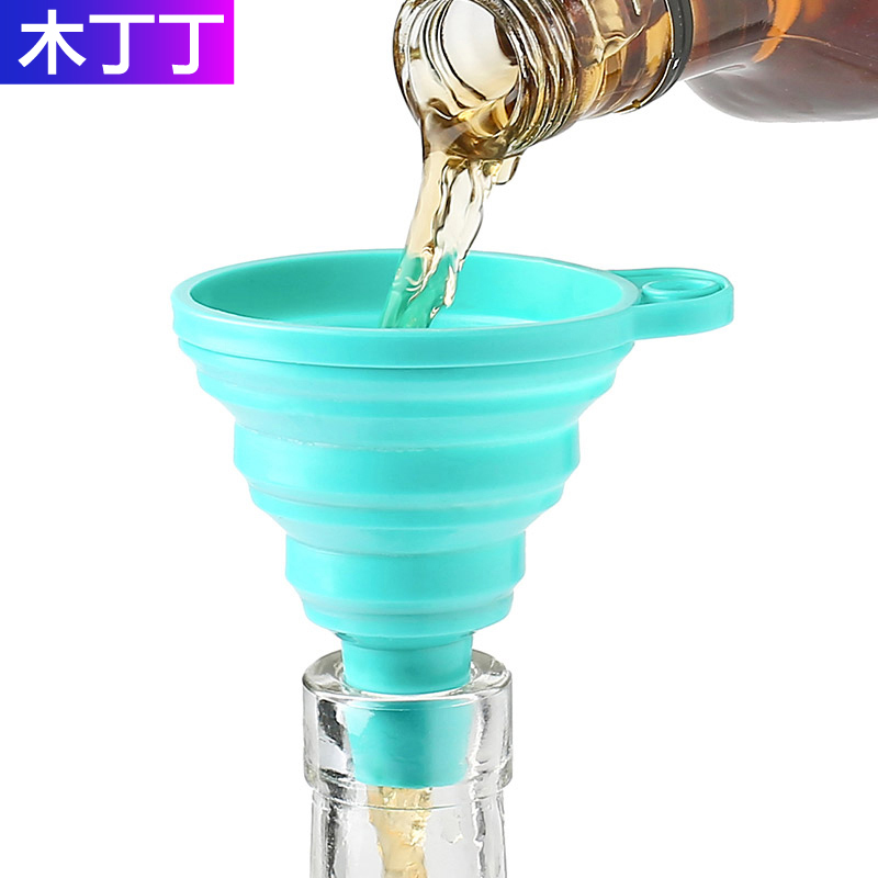 木丁丁漏斗 家用厨房用品小漏斗器折叠液体油漏斗硅胶分装器工具在类目 厨房/烹饪用具, 烹饪用具, 其它中 - 来自Buy2taobao.com提供专业的淘宝代购服务