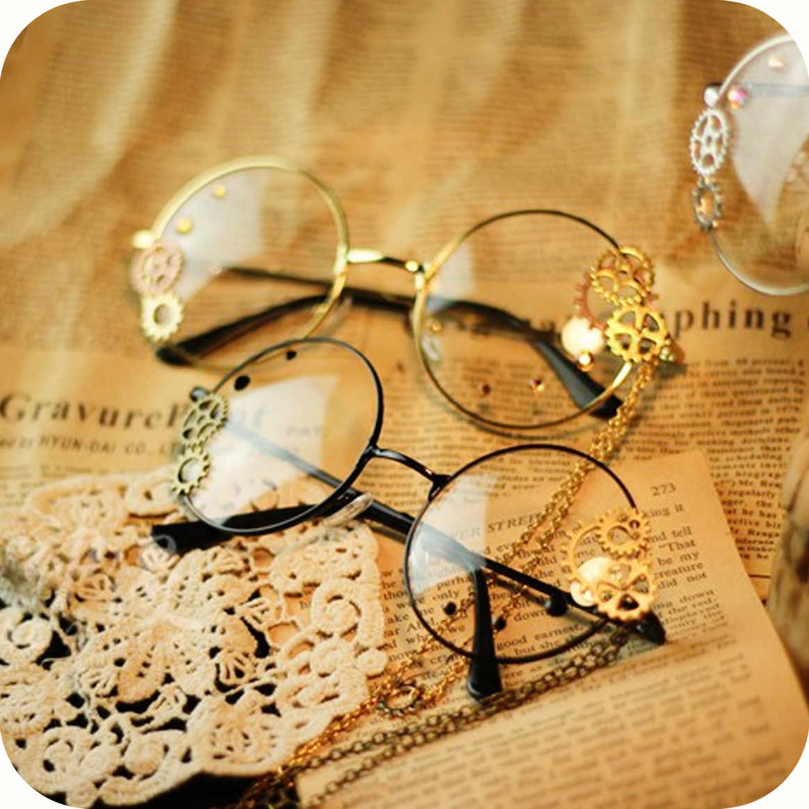steam Punk Glasses Lolita Gay Retro Gothic glasses Hot Man Showin the Play mode/Anime/Periphery/cos/Board games , Cosplay Apparel/Props/Service , COSPLAY Fitting/Props/Doll clothes category - from Buy2taobao.com to provide professional Taobao agent buy service