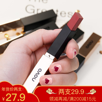 小金条细管口红哑光法国小众平价学生款女独角兽李佳琦21复古正红