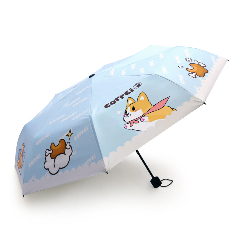 Cooper家 柯基狗狗晴雨伞动漫周边二次元太阳伞折叠伞黑胶布防晒在类目 玩具/童车/益智/积木/模型, 户外运动/休闲/传统玩具, 其他户外休闲玩具中 - 来自Buy2taobao.com提供专业的淘宝代购服务