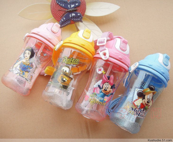 DISNEY quality goods Disney Mickey Minnie Children's Cup straw kettle summer glass Water cup Plastic cupin the Tableware , Cup/Cups/Kettle , Straw Cup category - from Buy2taobao.com to provide professional Taobao agent buy service