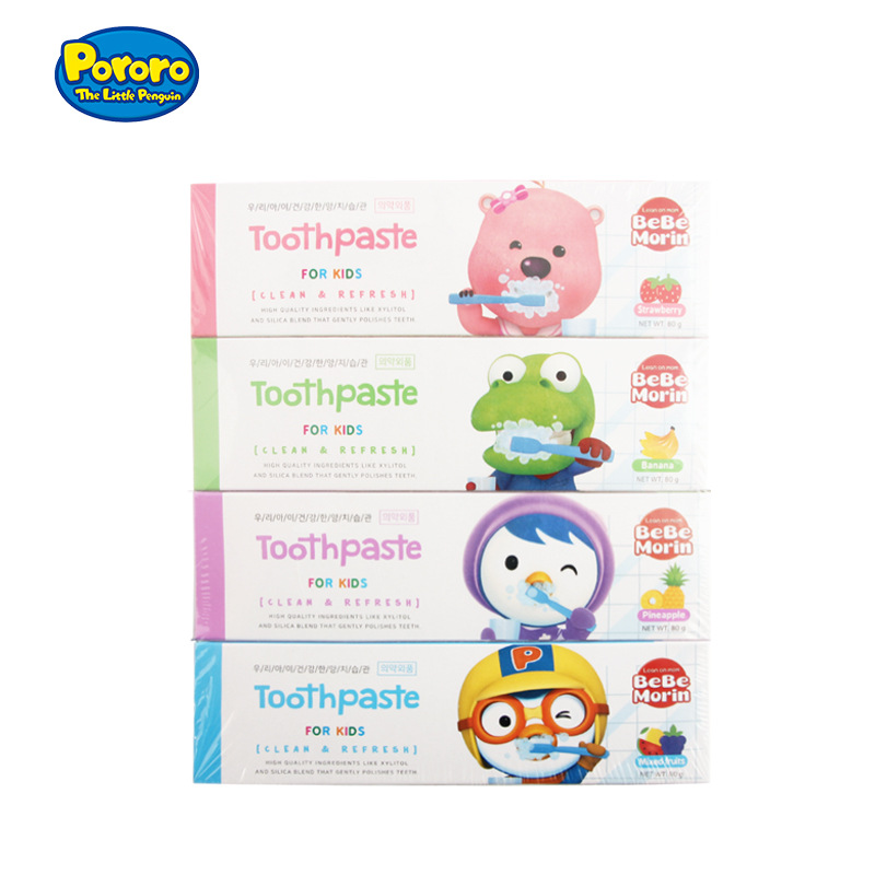 Korean imports 2018 new pattern children toothpaste 4p suit oral cavity Wash and care Fruityin the Diapers/Care/Feeding/Push lathe , Other baby supplies category - from Buy2taobao.com to provide professional Taobao agent buy service
