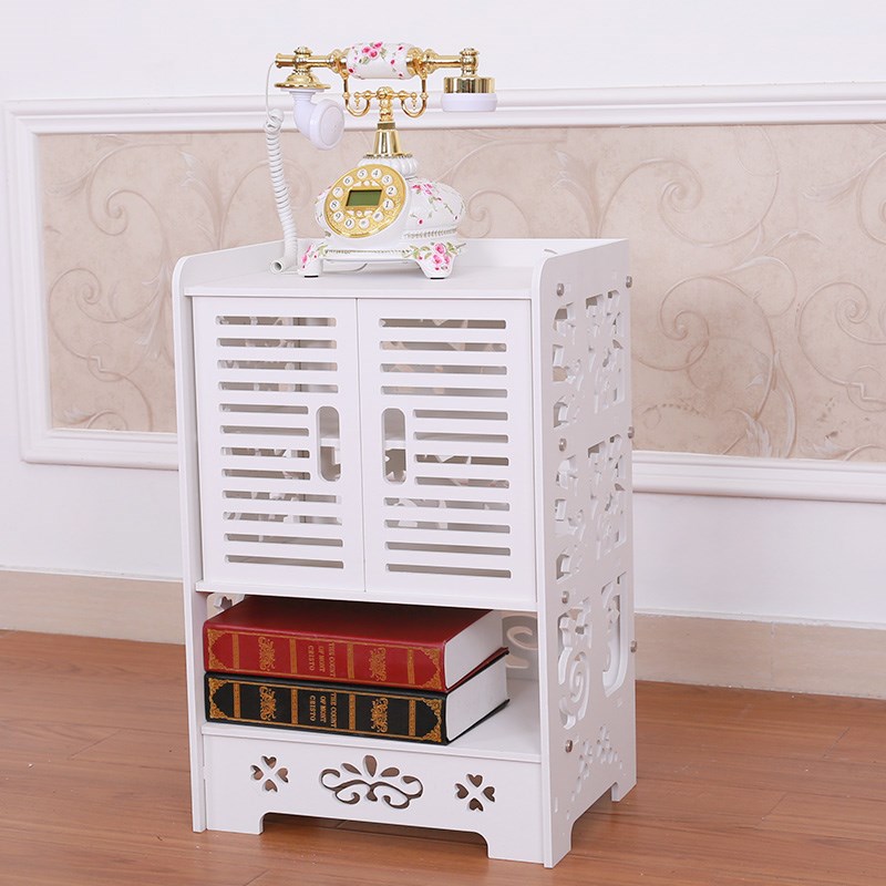 simple and easy bedside cupboard Storage bed Side cabinet Storage cabinet Telephone table Carved Simplicity Bedroom cabinet Mini cabinet Flower trellisin the Business/Office Furniture , Office Furniture , Desk , Conference table category - from Buy2taobao.com to provide professional Taobao agent buy service