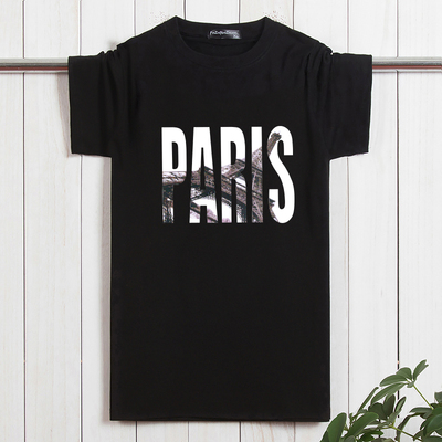 男士短袖T恤  夏季大码短袖男青少年 潮款加肥加大肥佬胖人半截袖