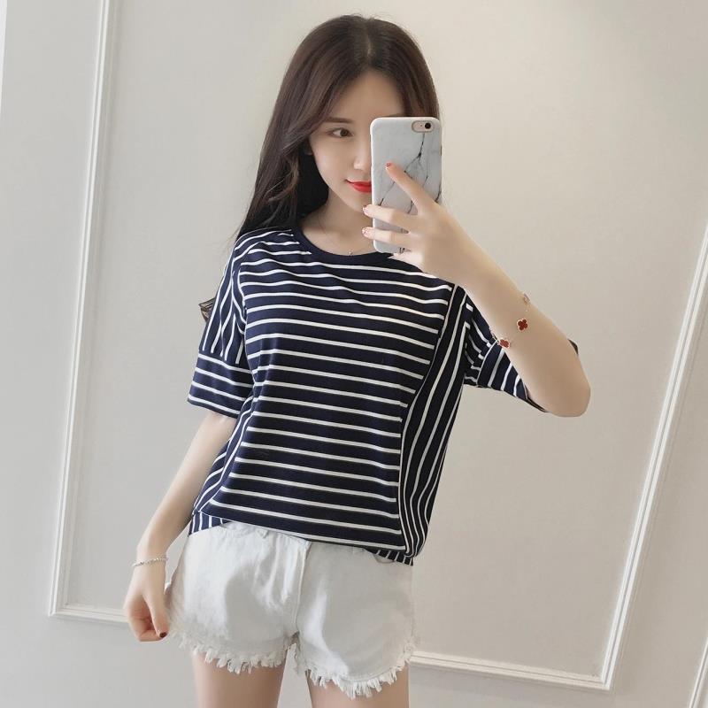 Summer Maternity Short sleeved shirt T-shirt fashion go out Nursing clothes nurse Month of service Easy Show thin stripein the Maternity/Maternal supplies/Nutrition , Tracksuit/Nursing equipment/Autumn clothes , Tracksuit tops category - from Buy2taobao.com to provide professional Taobao agent buy service