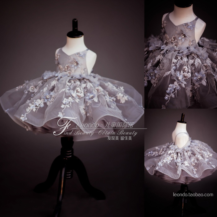 儿童礼服女周岁生日蓬蓬裙咖啡色短款迷你钢琴演出服女童公主裙夏|msdalam kategori Kanak-kanak/Bayi/Keluarga dipasang, pakaian kanak-kanak - dari Buy2taobao.com untuk memberikan perkhidmatan ejen Taobao profesional membeli