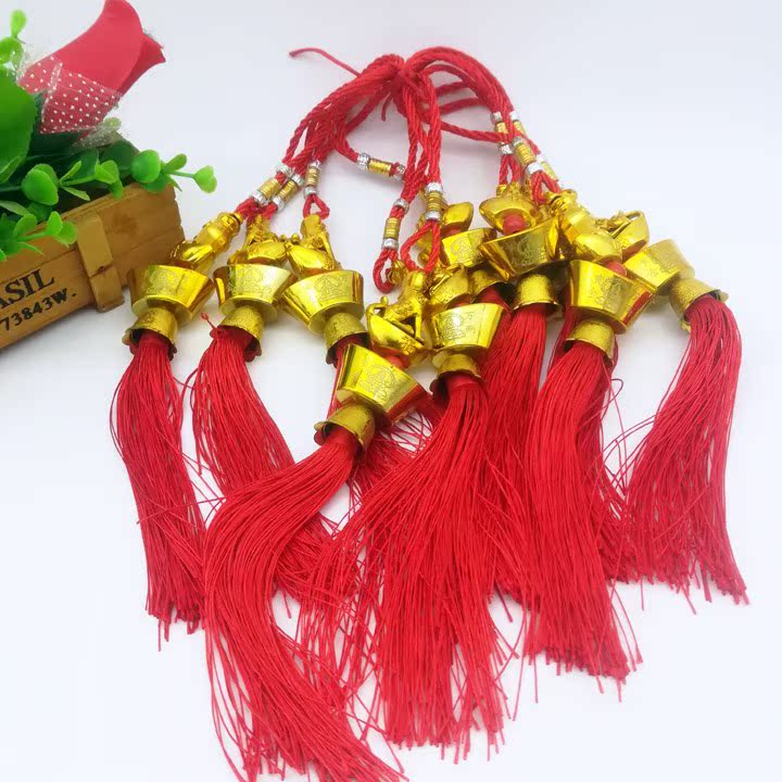 B1513 旺狗+元寶中國結10個起喜慶小挂件平安車飾義烏2元店貨源在類目 節慶用品/禮品, 中國結中 - 來自Buy2taobao.com提供專業的淘寶代購服務