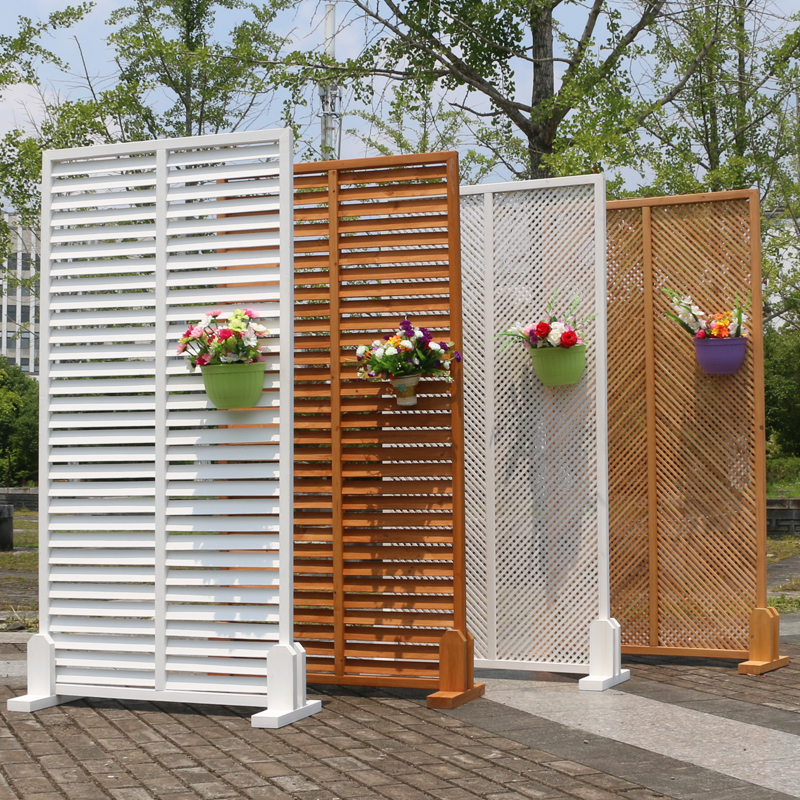 户外防腐木百叶栅栏庭院室外围栏屏风隔断装饰室内花家用花架花园在类目 鲜花速递/花卉仿真/绿植园艺, 园艺用品, 大型篱笆/栅栏中 - 来自Buy2taobao.com提供专业的淘宝代购服务