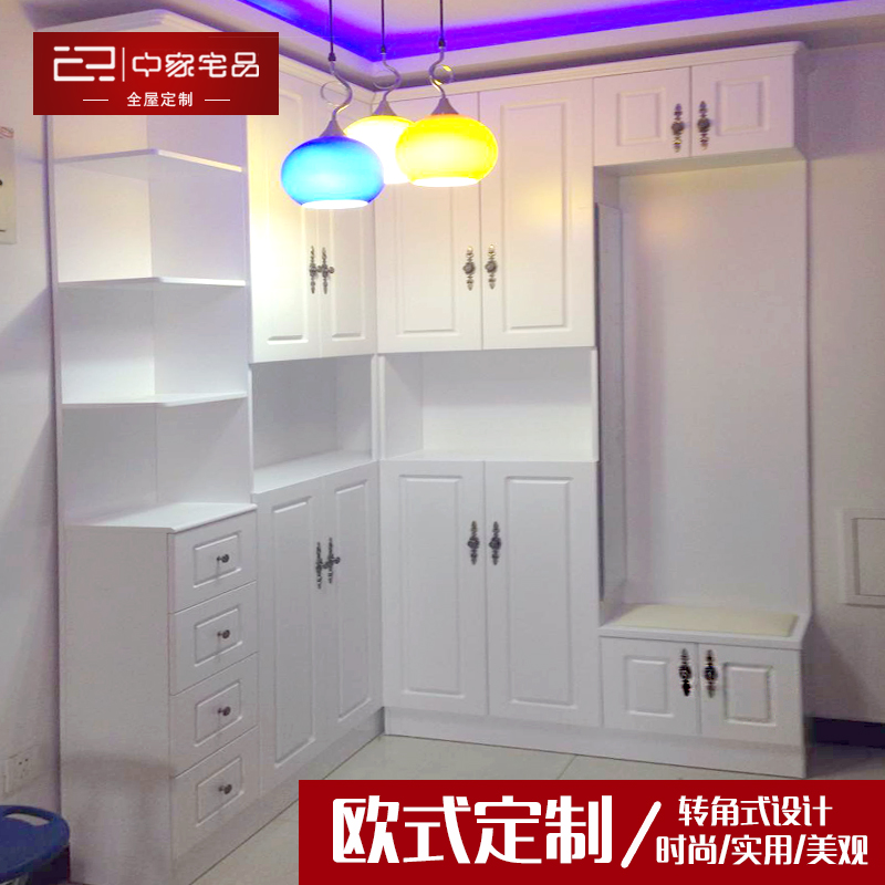 Foyer Whole customized European style combination Corner cabinet Paint the door Entrance Shoe cabinet Customized Corner cabinet New productsin the Residential furniture , Furniture , Furniture hall , Entrance station+Hall cabinet+Coat Rack category - from Buy2taobao.com to provide professional Taobao agent buy service