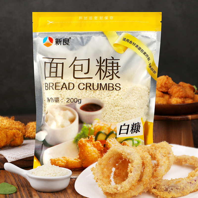 Xinliang bread crumb 200g White bran household use Fried Crispy Fry the bananas Chicken Fillet packing commercial Fried chicken Wrapping powderin the Agri rice/Dried foods/Condiment , Baking ingredients/Accessories/Food Additives-New , Baking accessories , Bread crumbs category - from Buy2taobao.com to provide professional Taobao agent buy service