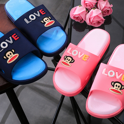 大嘴猴浴室拖鞋女情侣居家洗澡防滑潮流拖鞋女夏室内家用软底冲凉