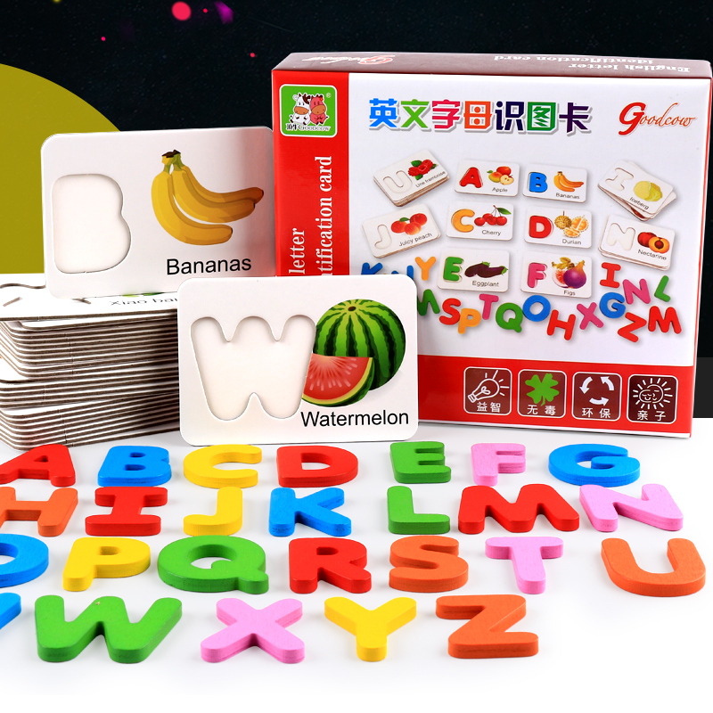 兒童益智水果認知女寶寶英文字母拼圖早教玩具男孩2-3-4-5-6周歲在類目 玩具/童車/益智/積木/模型, 串珠/拼圖/配對/拆裝/敲打玩具, 拼圖/拼板中 - 來自Buy2taobao.com提供專業的淘寶代購服務