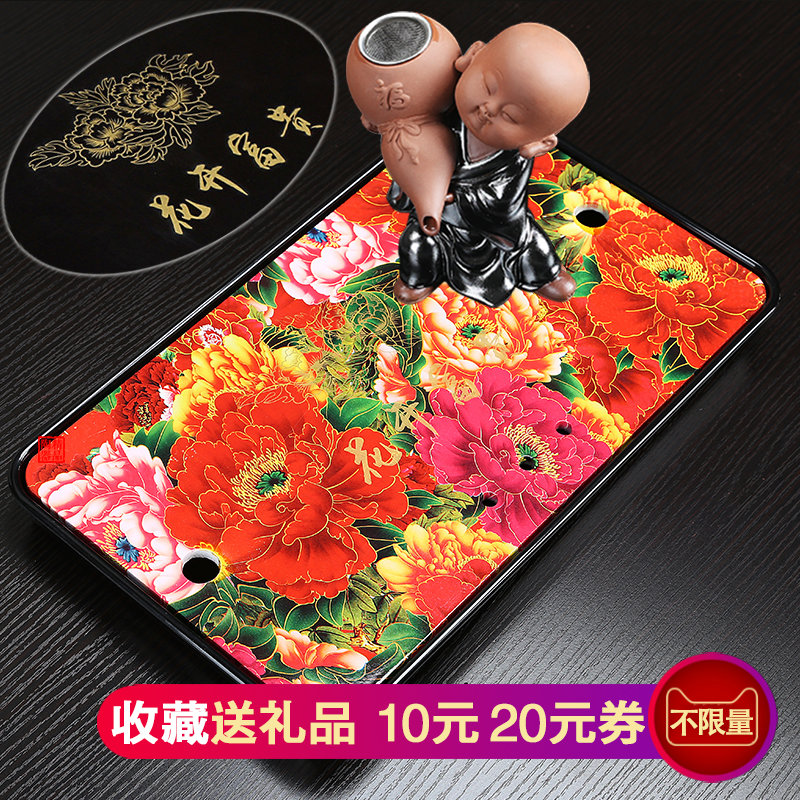 遇热会变色的茶盘茶台茶具变色茶盘石材仿乌金石荼具套装家用客厅|msdalam kategori pinggan mangkuk, set teh, dulang teh - dari Buy2taobao.com untuk memberikan perkhidmatan ejen Taobao profesional membeli