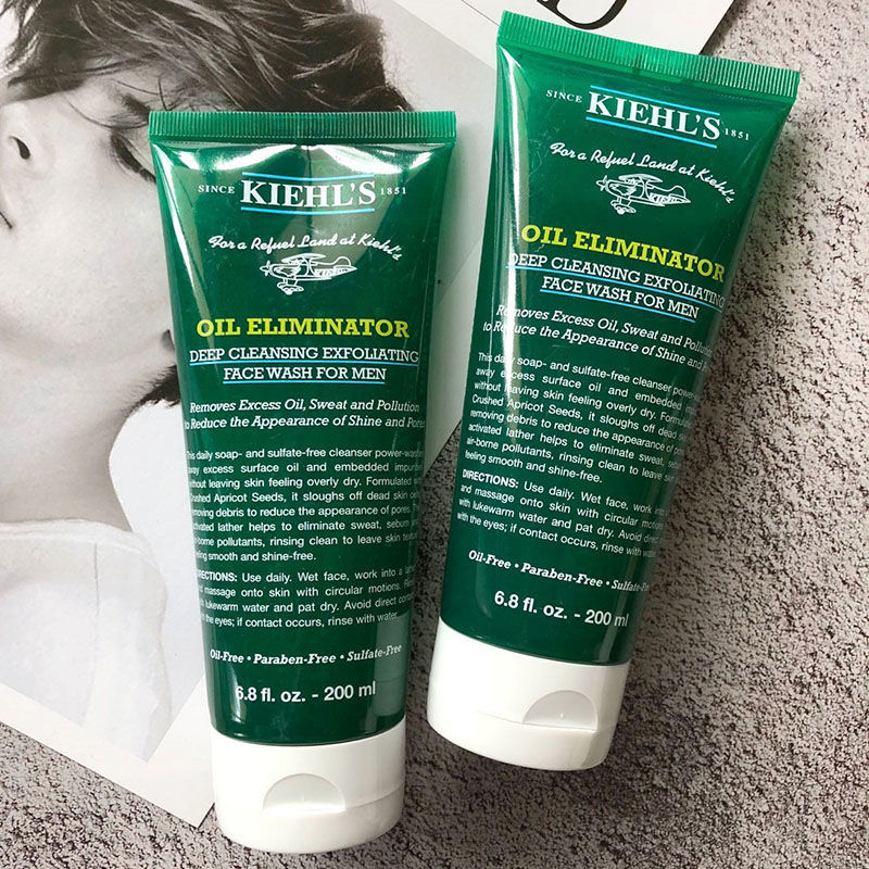 Kiehl man refreshing Scrub Gel Cleansing 200ml clean Facial Cleanser Oil control deep levelin the Skin Care/Body/Essential oils , Men Care (New) , Men Cleansing category - from Buy2taobao.com to provide professional Taobao agent buy service