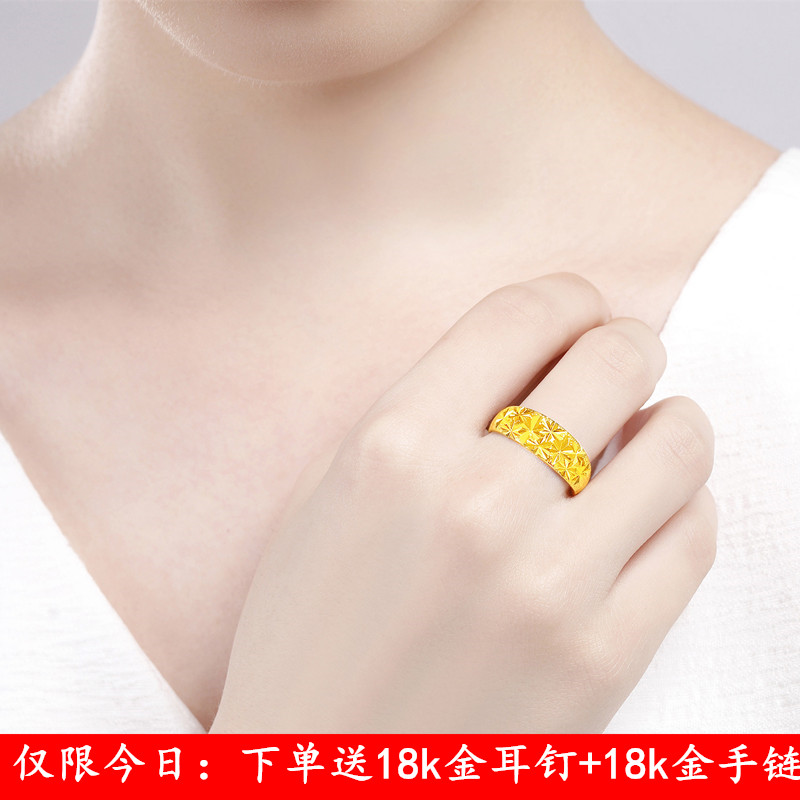 Hong Kong Pure product gold Sufficient gold Gypsophila To live Ring men and women Ring 999 Lovers money Ear Studs Braceletin the Jewelry/Diamond/Jade/Gold , Gold jewelery (New) , Bracelets category - from Buy2taobao.com to provide professional Taobao agent buy service