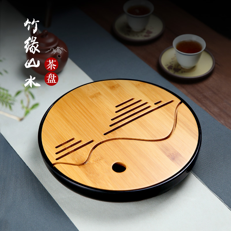 【两笔】厚实竹木托盘茶托 干泡台竹木储水楼空 圆形茶盘茶台在类目 餐饮具, 茶具, 茶盘中 - 来自Buy2taobao.com提供专业的淘宝代购服务