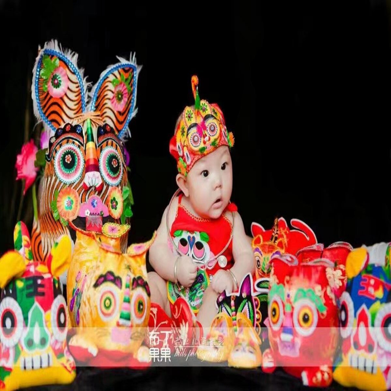 Promotion Pure handwork men and women Newborn baby baby Cape Tiger-head shoes clothes Gift box full moon One hundred days The age ofin the Children/Baby/Family fitted , Baby Gift category - from Buy2taobao.com to provide professional Taobao agent buy service