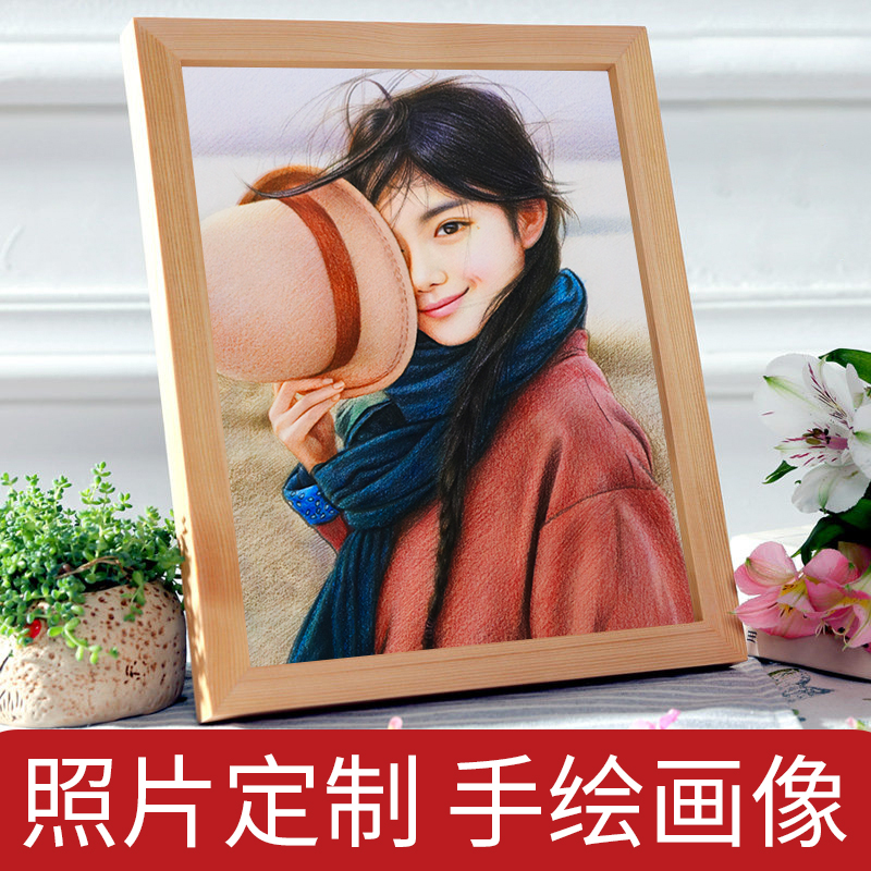 定制素描画像代画彩铅画肖像画真人照片转手绘画手绘头像画人物画|ruв категории персональные настройки/разработка услуг/DIY, ежедневно/украшения на заказ, ручной росписью реалити - манга/живопись категории настройки - от Buy2taobao.com для оказания профессиональной услуги покупки агента Taobao