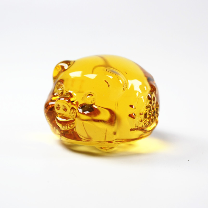 children Glass transparent Citrine Zodiac Piggy Decoration Year of the Pig Schoolboy girl festival birthday gift giftin the Accessories/Fashion Jewelry, Decoration category - from Buy2taobao.com to provide professional Taobao agent buy service