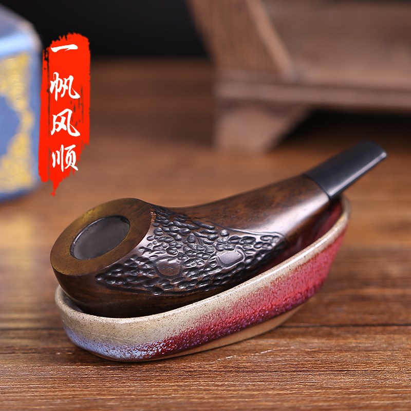 pipe Briar 3mm trumpet Cut tobacco pipe drumsticks Men's boutique solid wood pipe filterin the ZIPPO/Swiss Army Knife/Glasses , Smoking , Pipe category - from Buy2taobao.com to provide professional Taobao agent buy service